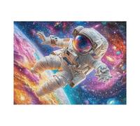 Astronaute Flottant Galaxie 500 Pieces Casse-tête Adulte en Carton Rigide sans Déformation Jeu De Société Famille Très Difficile Cadeau Noël Qualité Premium Pas Cher 500 PCS