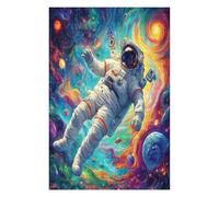Astronaute Flotte dans l'espace Puzzle 1000 Pièces pour Adultes Educa Vision 3D Décoratif Artistique Carton Épais Détente Créative Cadeau De Noël 1000 PCS