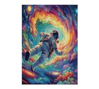 Astronaute Flotte dans l'espace Puzzle 300 Pièces pour Adultes Educa Premium Décoratif Carton Épais Qualité Supérieure Jeu De Réflexion Cadeau Famille 300 PCS