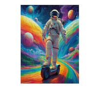 Astronaute Flotte dans l'espace Puzzle 500 Pièces pour Adultes Educa Vision Décoratif Qualité Supérieure Décoration Salon Challenge Créatif Cadeau Original 500 PCS