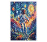 Astronaute Flotte dans l'espace Puzzles 1000 Pièces pour Adultes Educa Décoratif Artistique Challenge Difficile Relaxation Famille Assemblage Amusant 1000 PCS