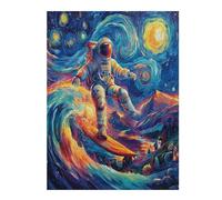 Astronaute Flotte dans l'espace Puzzles 500 Pièces pour Adultes Educa Décoratif Artistique Challenge Difficile Relaxation Famille Assemblage Amusant 500 PCS