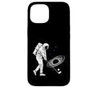 Astronaute Golfing in Space A Cosmic Earth Coque pour iPhone 15