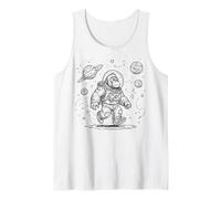 Astronaute Gorilla Space Explorer Cosmic Ape Design Débardeur