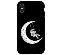 Astronaute Lune Balançoire Cosmique Coque pour iPhone X/XS