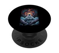 Astronaute Medite in Space Journey to Inner Cosmos Dream PopSockets PopGrip Adhésif