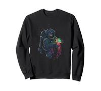 Astronaute Méduse Explorateur Espace Galaxie Science Sweatshirt