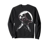 Astronaute Musique Casque Graphique Illustration Astronaute Sweatshirt