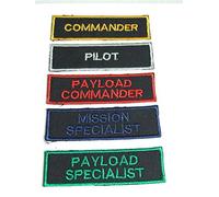 Astronaute Nasa Space Shuttle Lot de pilote commandant de bord, Mission Specialist Specialist, charge utile, Commandant de la charge utile