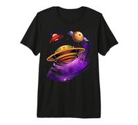 Astronaute, OVNI et Extraterrestre dans l'univers et l'espace T-Shirt Haut de Gamme