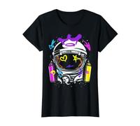 Astronaute - Peinture en Spray pour Art Urbain et Dessin T-Shirt Graphique avec Valeur