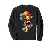 Astronaute Planètes Amusantes Garçons Filles Enfants Astronomie Espace Sweatshirt