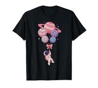 Astronaute Planètes Science Astronomie Espace Cosmétique Galaxie T-Shirt