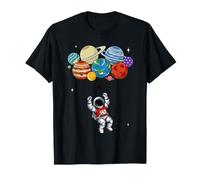 Astronaute Planètes Science Astronomie Espace Cosmétique Galaxie T-Shirt