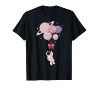 Astronaute Planètes Science Espace Astronomie Galaxie T-Shirt