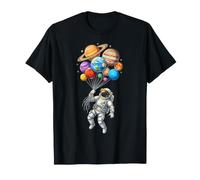 Astronaute Planètes Science Espace Astronomie Galaxie T-Shirt