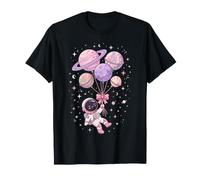 Astronaute Planètes Science Espace Astronomie Galaxie T-Shirt