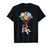 Astronaute Planètes Science Espace Astronomie Galaxie T-Shirt