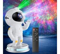 Astronaute Projecteur Galaxie, LED Projecteur Ciel Etoile - Grande Taille | Télécommande & Minuterie, Décoration des Chambres Projecteur, Veilleuse, Rotation à 360° Galaxie Plafond Adultes et Enfants