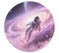 Astronaute Puzzle 1000 Pièces Cadeau Unique étoilé Sky Universe Cyberpunk Jeu Éduchatif Challenge Toy À De Qualité Supérieure Peinture Art pour Adultes Et Enfants 1000pcs (67.5x67.5cm)