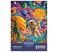 Astronaute Puzzle 1000 Pièces, Difficile Puzzles pour Adults EnfFourmi, Jeu De Défi Intellectuel 38x26cm/1000pcs