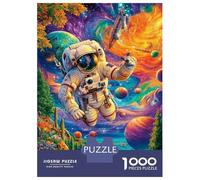Astronaute Puzzle 1000 Pièces, Difficile Puzzles pour Adults EnfFourmi, Jeu De Défi Intellectuel 52x38cm/1000pcs