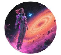 Astronaute Puzzle 1000 Pièces Educa Jouet en Bois Cadeau Unique Décoration Intérieure étoilé Sky Universe Cyberpunk Jeu Éduchatif Challenge Toy pour Adultes Et Enfants 1000pcs (67.5x67.5cm)