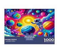 Astronaute Puzzle De 1000 Pièces : pour Toute La Famille, Un Jeu Qui Combine Amusement, Apprentissage Et Liens Affectifs.