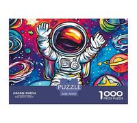 Astronaute- Puzzle The Art of Colour : Cosmic Planets - 1000 Pièces, Série Pleine De Couleurs, Pièces Parfaitement Assorties, pour Adultes Et Enfants À Partir De 12 Ans 70x50cm/1000pcs