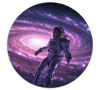 Astronaute Puzzles 1000 Pieces Cadeau Unique étoilé Sky Universe Cyberpunk Jeu Éduchatif Challenge Toy À De Qualité Supérieure Peinture Art pour Adultes Enfants 1000pcs (67.5x67.5cm)