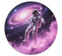 Astronaute Puzzles 1000 Pièces Cadeau Unique étoilé Sky Universe Cyberpunk Jeu Éduchatif Défi Jouet À De Qualité Supérieure Peinture Art pour Adultes Et Enfants 1000pcs (67.5x67.5cm)
