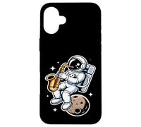 Astronaute Saxophone Space Jazz Coque pour iPhone 16 Plus