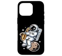 Astronaute Saxophone Space Jazz Coque pour iPhone 16 Pro