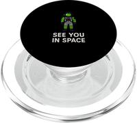 Astronaute See You In Space Cool Kids Solar System PopSockets PopGrip pour MagSafe