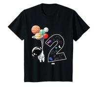 Astronaute Solaire de 2 Ans - Planètes - 2ème Anniversaire T-Shirt