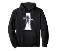 Astronaute Space Graphic Print Cool Motif Illustration Sweat à Capuche