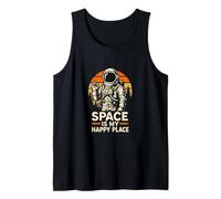 Astronaute Space Is My Happy Place Cool Kids Astronomy Débardeur