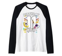 Astronaute Space Planets Onze ans pour garçon 11e anniversaire Manche Raglan