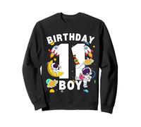 Astronaute Space Planets Onze ans pour garçon 11e anniversaire Sweatshirt