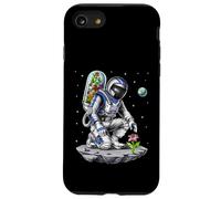 Astronaute Spatial Fleurs botaniques botanique écologie Coque pour iPhone SE (2020) / 7/8