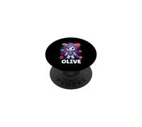 Astronaute Spatial Licorne Olive PopSockets PopGrip Adhésif