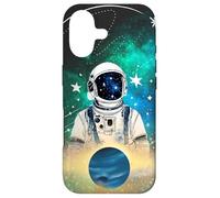 Astronaute Star Galaxie Planète Future Space Mission Nébuleuse Coque pour iPhone 17