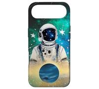 Astronaute Star Galaxie Planète Future Space Mission Nébuleuse Coque pour iPhone Air