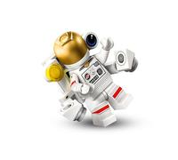 Astronaute sur une promenade dans l'espace (astronaute spatial), figurines Lego série 26 (Series 26 Space), figurine à collectionner, ensemble complet avec support et accessoires, CMF (col26-1)