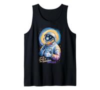 Astronaute Swirl Inconnu Cosmique Space Dreamer Exploration Débardeur