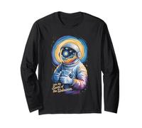 Astronaute Swirl Inconnu Cosmique Space Dreamer Exploration Manche Longue