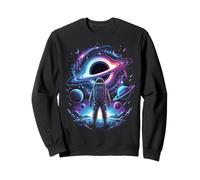 Astronaute Trou Noir Passionné De Sciences Sweatshirt