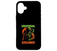 Astronaute Universal Dreamer Retro Mens Space Coque pour iPhone 16 Plus