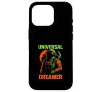 Astronaute Universal Dreamer Retro Mens Space Coque pour iPhone 16 Pro