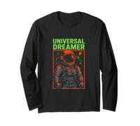 Astronaute Universal Dreamer Retro Mens Space Manche Longue